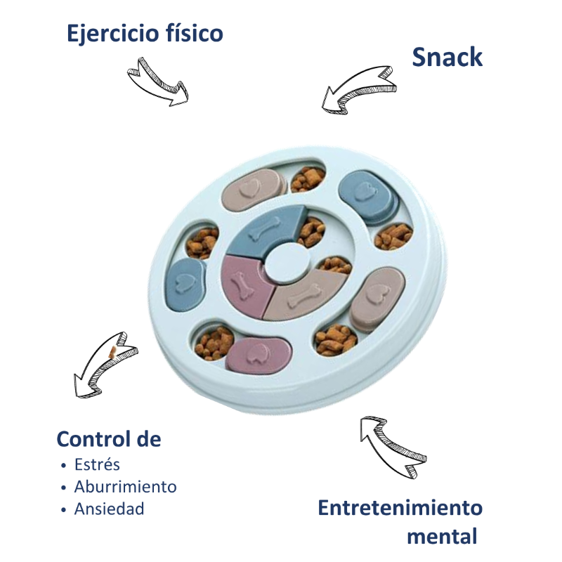Juguete interactivo tipo rompecabezas de comida