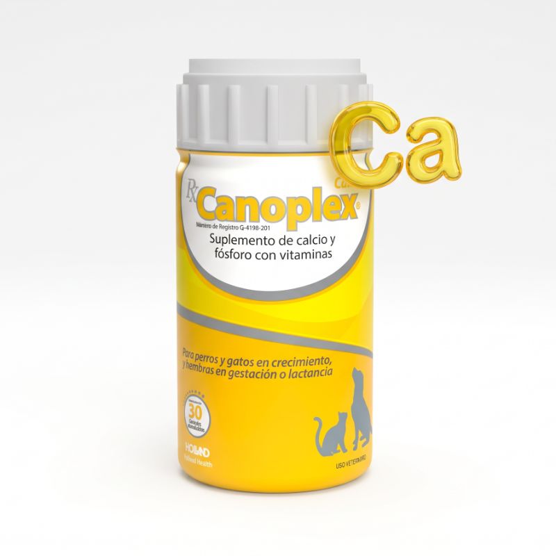 Canoplex Suplemento de Calcio y Fósforo (30 Tabletas)